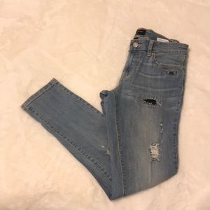 Banana Republic Distressed Skinny Jean